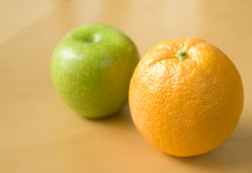 image of apple and orange