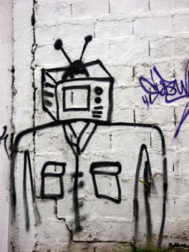 image of TV robot